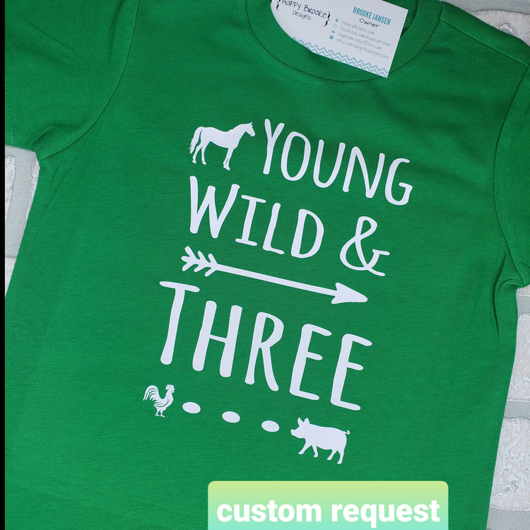 Young Wild & THREE - zoo animals